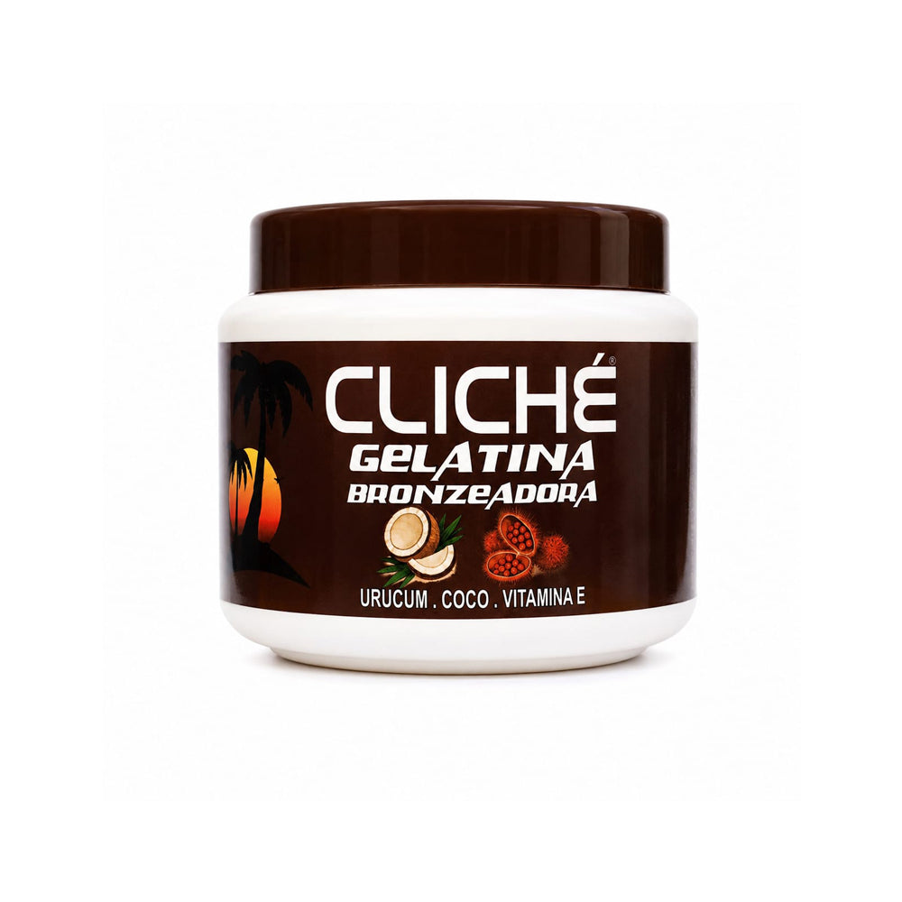 Gelatina Bronzeadora Cliché – Urucum, Coco e Vitamina E