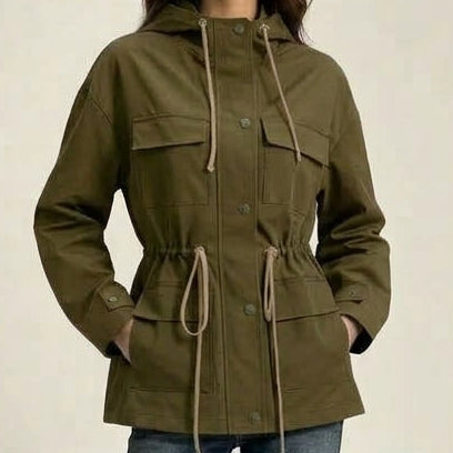 Parka com capuz